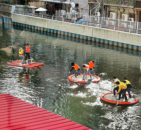 水上アクティビティも一緒に